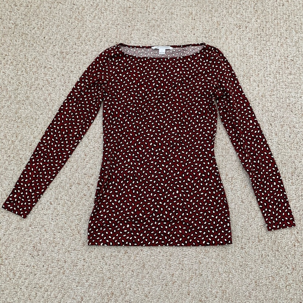 Diane Von Furstenberg Jersey top, size small